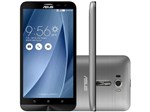 Smartphone Asus ZenFone 2 Laser 16GB Prata - Dual Chip 4G Câm 13MP + Selfie 5MP Tela 6” Full HD