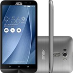 Ficha técnica e caractérísticas do produto Smartphone Asus Zenfone 2 Laser Dual Chip Desbloqueado Android 6 Tela 6" 16GB 4G Câmera 13MP - Prata