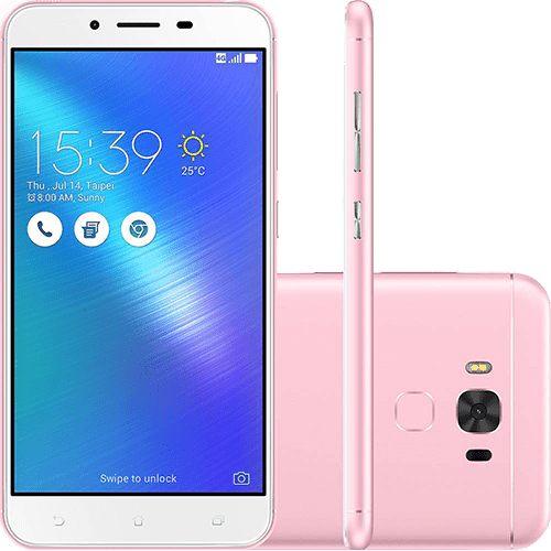 Ficha técnica e caractérísticas do produto Smartphone Asus Zenfone 3 Max Dual Chip Android 6.0 Tela 5.5" 32GB 4G/Wi-Fi Câmera 16MP - Rosa