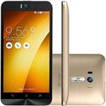 Ficha técnica e caractérísticas do produto Smartphone Asus Zenfone Selfie ZD551K", 4G Android 5.0 Processador 1.5GHz 32GB Câmera 13MP Tela 5.", Dourado