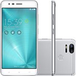 Smartphone Asus Zenfone 3 Zoom Dual Chip Android 6.0 Tela 5.5" Snapdragon 64GB 4G Wi-Fi Câmera 13MP - Prata