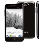 Ficha técnica e caractérísticas do produto Smartphone CCE Motion Plus SK504 Preto com Dual Chip, Tela 5”, Android 4.1, Processador Quad Core de 1.2GHz, Câmera 8MP, 3G e Cartão 4GB