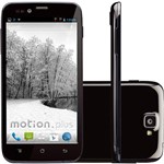 Ficha técnica e caractérísticas do produto Smartphone Cce Motion Plus Sk504 Preto com Dual Chip, Tela 5”, Android 4.1, Processador Quad Core de