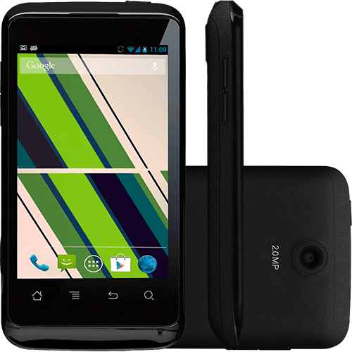 Ficha técnica e caractérísticas do produto Smartphone CCE SK352 Dual Chip Android 4.2 Jelly Bean Tela 3.5" 4GB 3G Wi-Fi Câmera 2MP - Preto