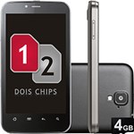 Ficha técnica e caractérísticas do produto Smartphone Dual Chip CCE SM70, Preto 3G Android 4.0 - Câmera 5MP, Wi-Fi, GPS, Memória Interna 4GB e Cartão de 4GB