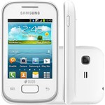 Ficha técnica e caractérísticas do produto Smartphone Dual Chip Samsung Galaxy Pocket Plus Duos Branco Android - Câmera 2MP Wi Fi GPS