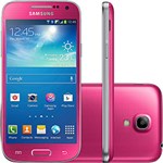 Smartphone Dual Chip Samsung Galaxy S4 Mini Duos Desbloqueado Rosa, Android 4.2 3G/Wi-Fi Câmera 8MP 8GB