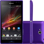Smartphone Dual Chip Sony Xperia C Desbloqueado Roxo Android 4.2 3G/Wi-Fi Câmera 8MP 4GB
