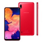 Ficha técnica e caractérísticas do produto Smartphone Galaxy A10 Vermelho, 32GB, Android 9 - Samsung