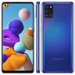 Ficha técnica e caractérísticas do produto Smartphone Galaxy A21s 64gb Azul Samsung