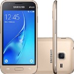 Smartphone Galaxy J1 Mini Dual Android 5.1 Tela 4 8GB Quad Core 1.2 - Dourado Vivo