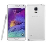 Ficha técnica e caractérísticas do produto Smartphone Galaxy Note 4 Branco Tela 5.7", 4G+WiFi, Android 4.4, Câmera 16MP, Memória 32GB - Samsung