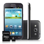 Ficha técnica e caractérísticas do produto Smartphone Galaxy Win Duos Gt-I8552 Cinza + Cartão de Memória 8Gb Samsung