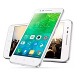 Smartphone Lenovo Vibe C2 Dual Chip Android 6.0 Tela 5p 8gb Cartão 16gb Câmera 8mp Branco