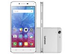 Smartphone Lenovo Vibe K5 16GB Branco e Prata - Dual Chip 4G Câm. 13MP + Selfie 5MP Tela 5