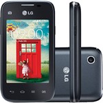 Ficha técnica e caractérísticas do produto Smartphone LG D157 TV L35 Dual Chip Desbloqueado Android 4.4 Tela 3.2" 4GB 3G Wi-Fi Câmera 3MP TV Digital - Preto