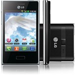 Smartphone LG E400f Optimus L3 Desbloqueado Tim Preto - GSM Android 2.3, Processador 600 Mhz 3G Wi-Fi Câmera 3.2MP Filma...