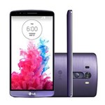 Ficha técnica e caractérísticas do produto Smartphone LG G3 Desbloqueado Android 4.4 Kit Kat Tela 5.5 16GB 4G Câmera 13MP Wi-Fi - Roxo