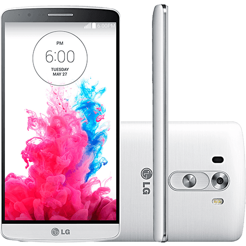 Smartphone LG G3 Desbloqueado Android 4.4 Tela 5.5" 16GB 4G Câmera 13MP Branco