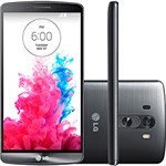 Ficha técnica e caractérísticas do produto Smartphone LG G3 Desbloqueado Android 4.4 Tela 5.5" 16GB 4G Wi-Fi Câmera 13MP - Titânio Claro