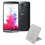 Ficha técnica e caractérísticas do produto Smartphone LG G3 Preto com Tela de 5.5”, Android 4.4, Câmera 13MP, 3G/4G, Processador Quad Core 2.45 GHz e Carregador Wireless
