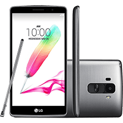 Ficha técnica e caractérísticas do produto Smartphone LG G4 Stylus Dual Chip Desbloqueado Android 5.0 5.7" 16GB 4G 13MP TiTânio