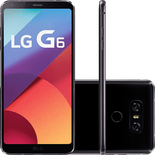 Smartphone LG G6 Android 7.0 Tela 5.7" Quad-core 2.35 GHz 32GB 4G Câmera 13MP - Preto