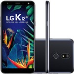 Ficha técnica e caractérísticas do produto Smartphone LG K12+ 32GB Platinum 4G 3GB RAM 5,7” Câm. 16MP Selfie 8MP Inteligência Artificial Preto