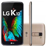 Ficha técnica e caractérísticas do produto Smartphone LG K10 Dourado 16GB Tela 5.3" Dual Chip Câmera 13MP 4G Android 6.0