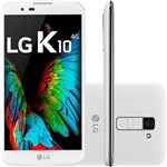 Ficha técnica e caractérísticas do produto Smartphone LG K10 Dual Chip, Android 6.0, Tela 5.3", 16GB, 4G, Câmera 13MP, Cor Branco - LGK430DSF