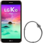 Ficha técnica e caractérísticas do produto Smartphone Lg K10 Novo Dual Chip Android 7.0 Tela 5,3" 32gb 4g 13mp - Dourado + Pulseira