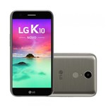 Ficha técnica e caractérísticas do produto Smartphone LG K10 Novo M250DS Titânio com 32GB, Dual Chip, Tela de 5.3 HD, 4G, Android 7.0, Câmera 13MP e Processador Octa Core de 1.5 GHz