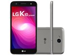 Smartphone LG K10 Power 32GB Titânio Dual Chip 4G - Câm. 13MP + Selfie 5MP Tela 5.5” Proc. Octa Core