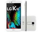 Smartphone LG K10 TV 16GB Branco Dual Chip 4G - Câm 13MP + Selfie 8MP Flash Tela 5.3” HD Octa Core