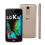 Ficha técnica e caractérísticas do produto Smartphone LG K10 TV Dourado com 16GB, Dual Chip, Tela de 5.3" HD, 4G, Android 6.0, Câmera 13MP e Processador Octa Core de 1.14 GHz