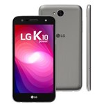 Ficha técnica e caractérísticas do produto Smartphone LG K10 TV Power Titânio com 32GB, Dual Chip, Tela de 5.5" HD, TV Digital, 4G, Android 7.0, Câmera 13MP e Processador Octa Core de 1.5 GHz