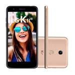 Smartphone LG K11 Alpha 16GB e Cartão de 16GB 8MP com Autofoco Rápido Dourado