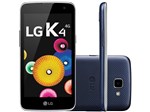 Smartphone LG K4 8GB Índigo Dual Chip 4G Câm. 5MP - Tela 4.5” Proc. Quad Core Android 5.1 Desbl. Oi