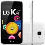 Ficha técnica e caractérísticas do produto Smartphone Lg K4 Dual 4g K130f Branco - Android 5.1 Lollipop, 8gb, Câmera 5mp, Tela 4.5"
