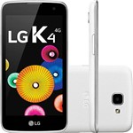 Ficha técnica e caractérísticas do produto Smartphone LG K4 Dual Chip Desbloqueado Android 5.1 Tela 4.5" 8GB 4G Câmera 5MP - Branco
