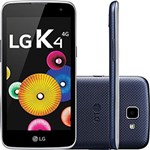 Smartphone LG K4 Dual Chip Tim Desbloqueado Android 5.1 Tela 4.5" 8GB 4G Câmera de 5MP - Indigo