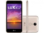 Smartphone LG K4 Lite 8GB Dourado Dual Chip 4G - Câm.5MP + Selfie Tela 5” Proc.Quadcore Android 6.0