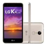Ficha técnica e caractérísticas do produto Smartphone Lg K4 Lite Dual Chip Android 6.0 Tela 5.0' Quadcore 1.1Ghz 8Gb 4G Câmera 5Mp Dourado