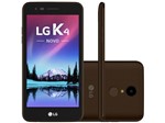 Smartphone LG K4 Novo 8GB Marrom Dual Chip 4G - Câm. 8MP + Selfie 5MP Tela 5” Proc. Quad Core