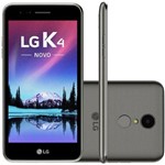 Ficha técnica e caractérísticas do produto Smartphone LG K4 Novo X230 8GB LTE Dual Sim Tela 5.0" Câm.8MP+5MP-Titânio