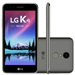 Ficha técnica e caractérísticas do produto Smartphone LG K4 X230 Titânio com 8GB, Dual Chip, Tela de 5.0", 4G, Android 6.0, Câmera 8MP e Processador Quad Core de 1.1GHz