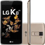 Ficha técnica e caractérísticas do produto Smartphone Lg K8 8gb Tela 5 Polegadas Câmera 16mp 4g K350z Cartão de Memória 16gb Dourado