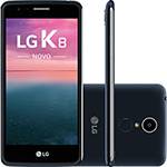 Ficha técnica e caractérísticas do produto Smartphone LG K8 Dual Chip Android Tela 5" Quadcore 16GB 4G Wi-Fi Câmera 13MP - Indigo