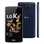 Ficha técnica e caractérísticas do produto Smartphone LG K8 Tim Índigo com 16GB, Dual Chip, Tela HD de 5,0", 4G, Android 6.0, Câmera 8MP e Processador Quad Core de 1.3 GHz