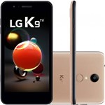 Ficha técnica e caractérísticas do produto Smartphone LG K9 TV Dual Chip Tela 5 Quad Core 1.3 Ghz 16GB 4G Câmera 8MP - Dourado